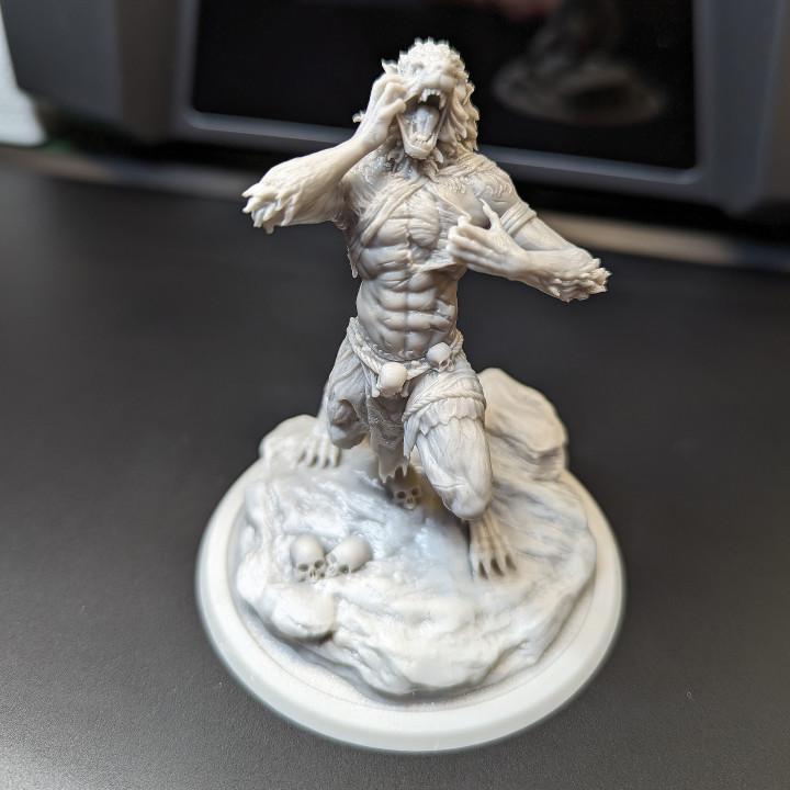 狼人3D打印模型