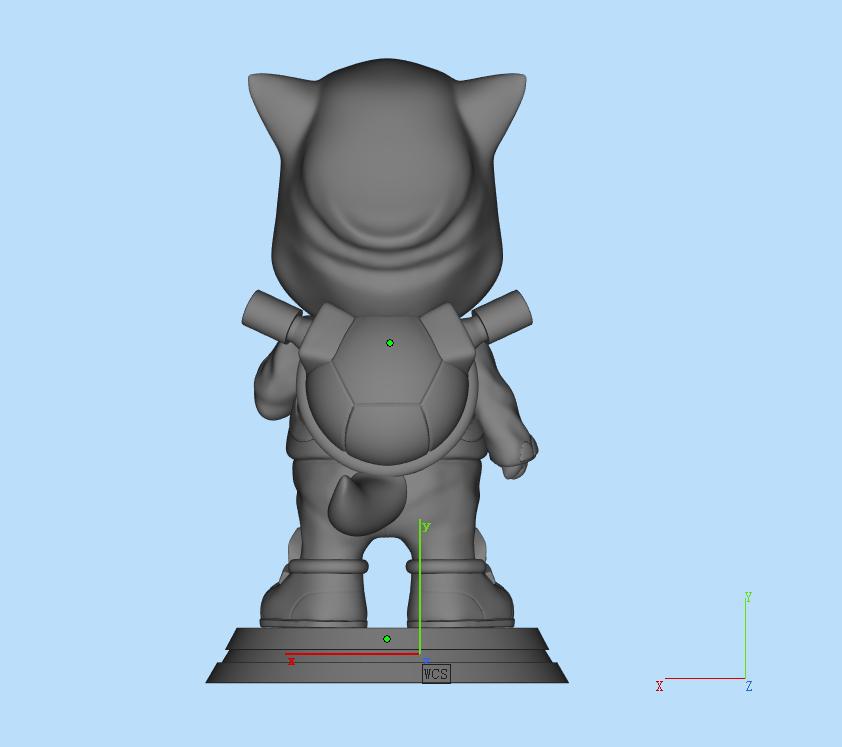宝可梦  杰尼龟  Q版水箭龟3D打印模型
