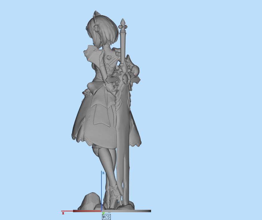 诺艾尔害羞   万能女仆 原神3D打印模型