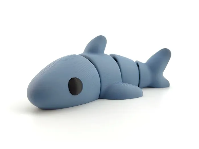 可动鲨鱼3D打印模型