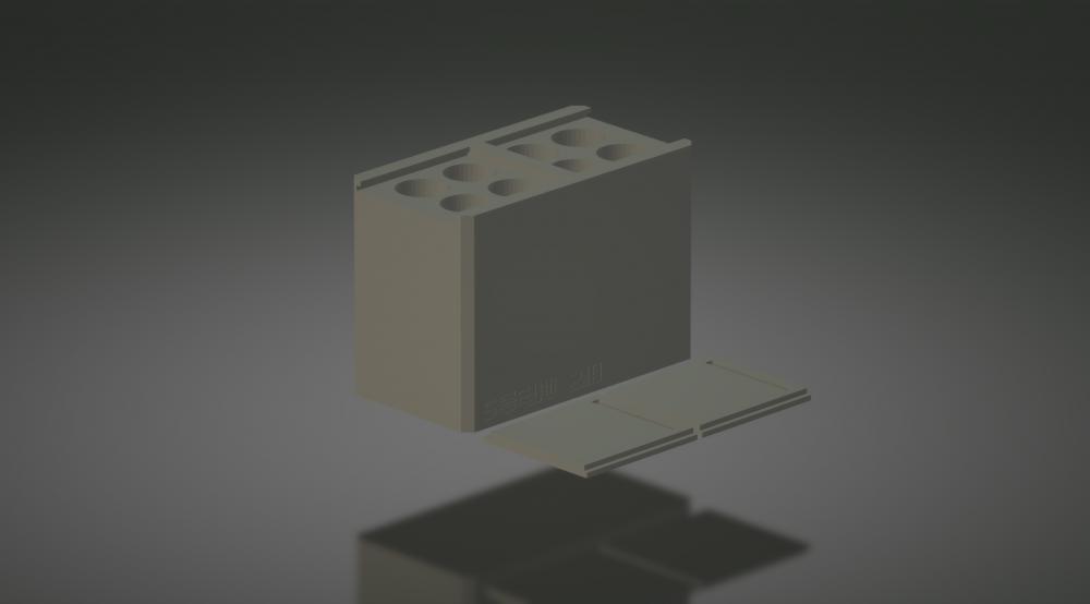 5号电池仓3D打印模型