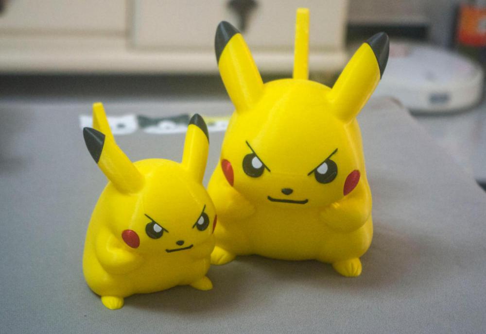 皮卡丘存钱罐3D打印模型