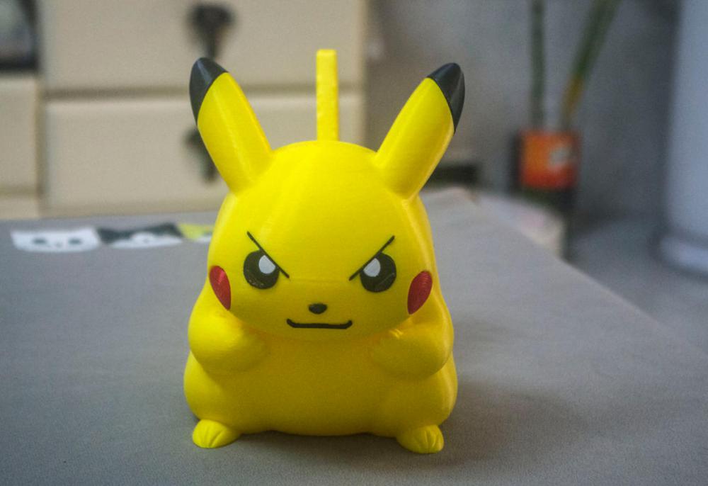 皮卡丘存钱罐3D打印模型