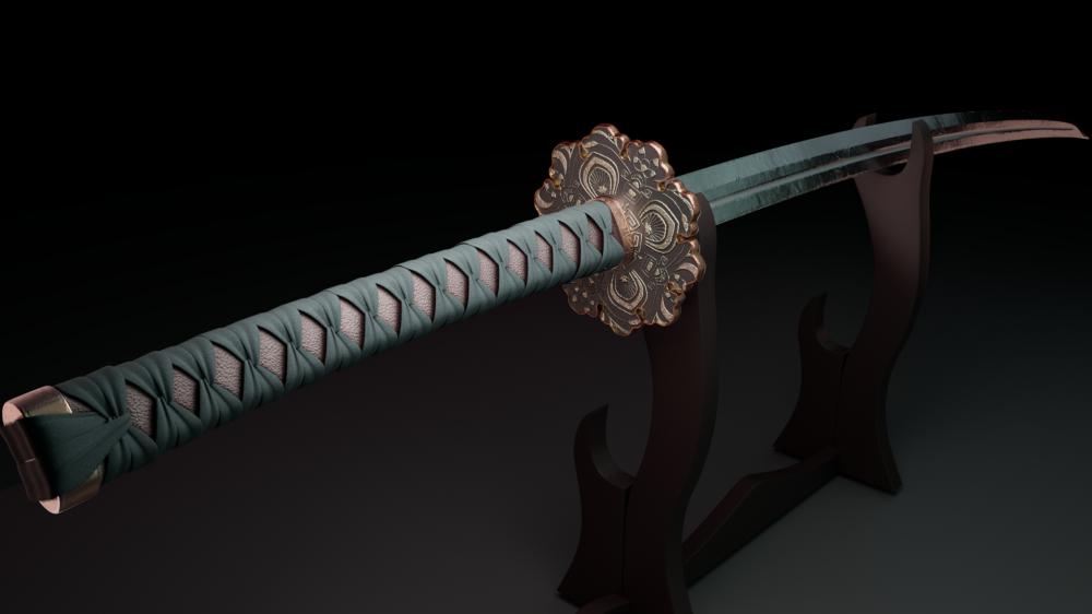 太刀3D打印模型