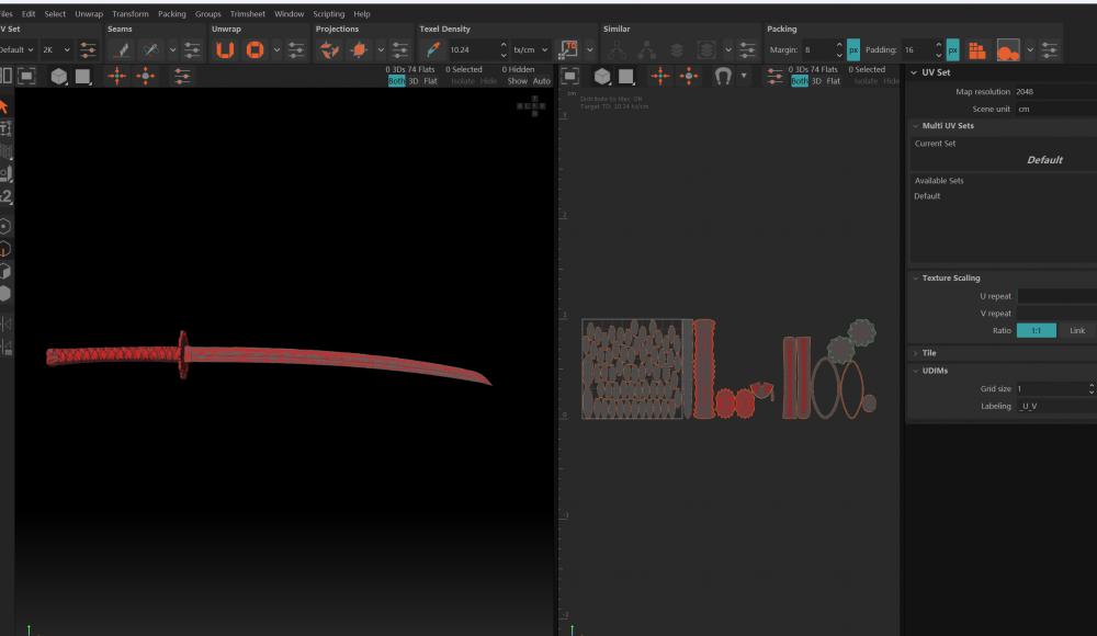 太刀3D打印模型