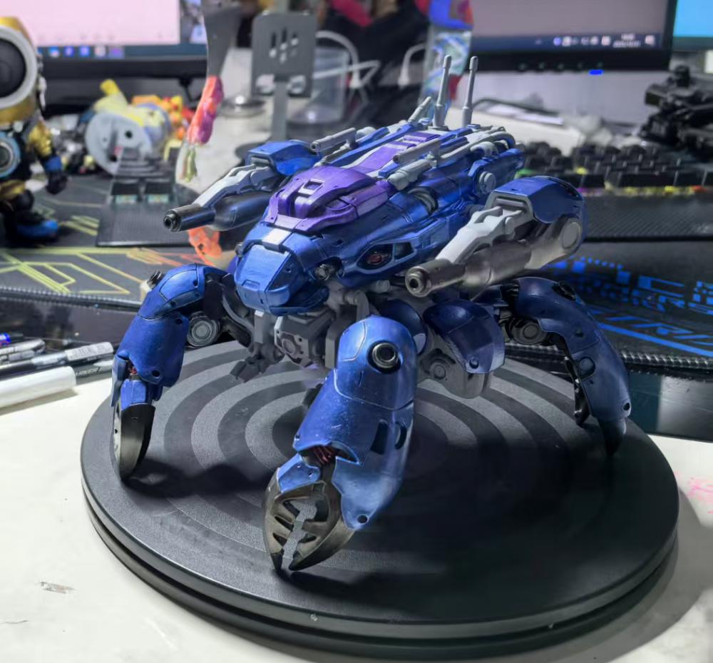 六足机械螃蟹3D打印模型