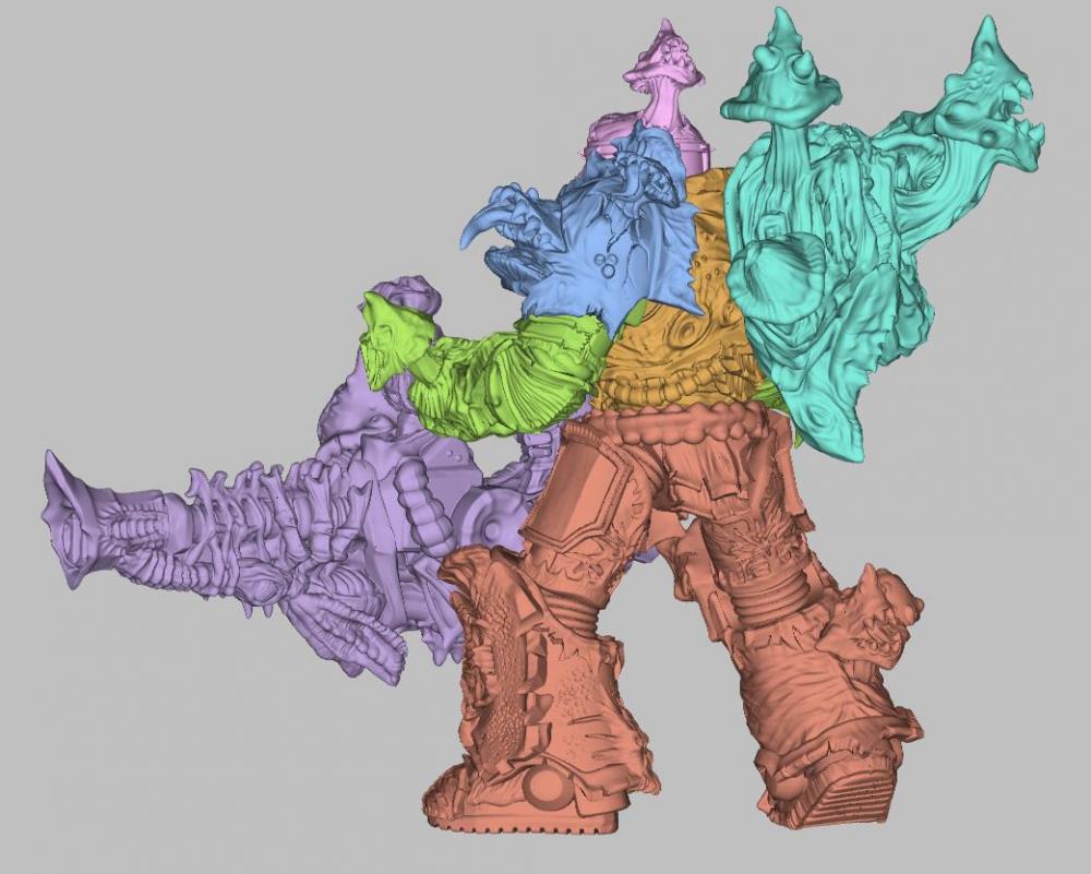 菌人部队3D打印模型