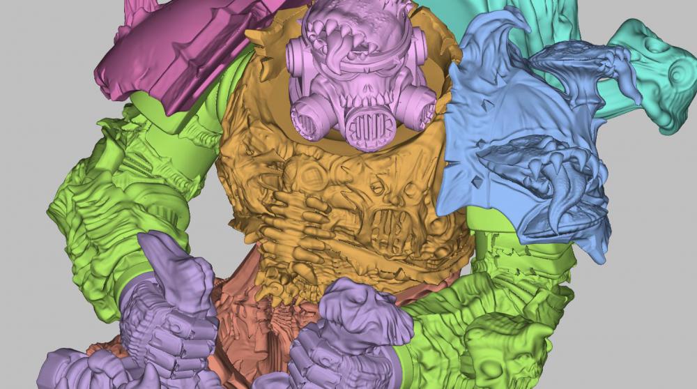 菌人部队3D打印模型