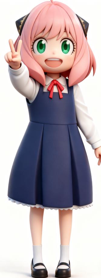 间谍过家家阿尼亚3D打印模型