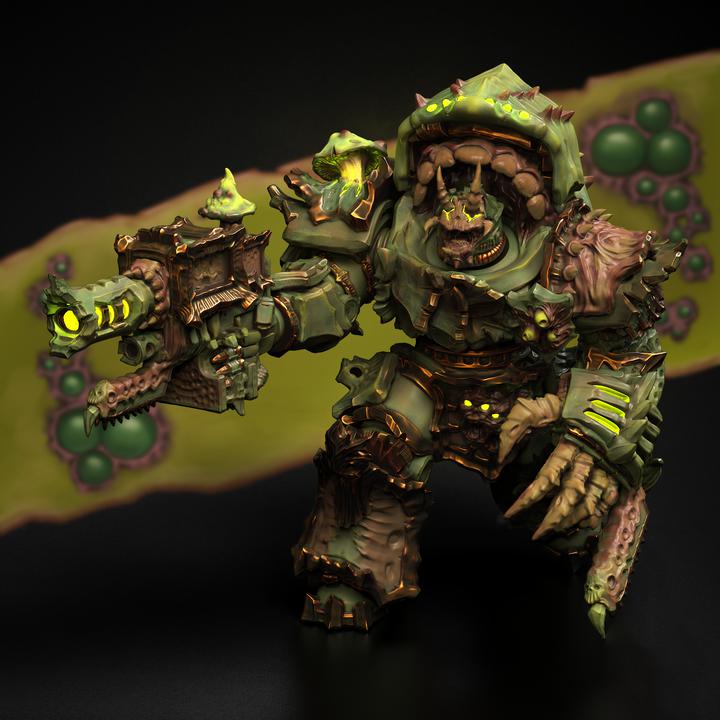 菌人部队23D打印模型