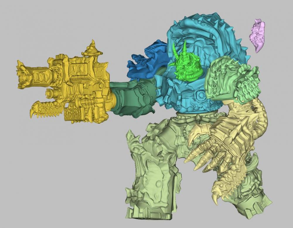菌人部队23D打印模型