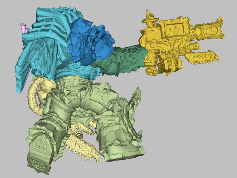 菌人部队23D打印模型