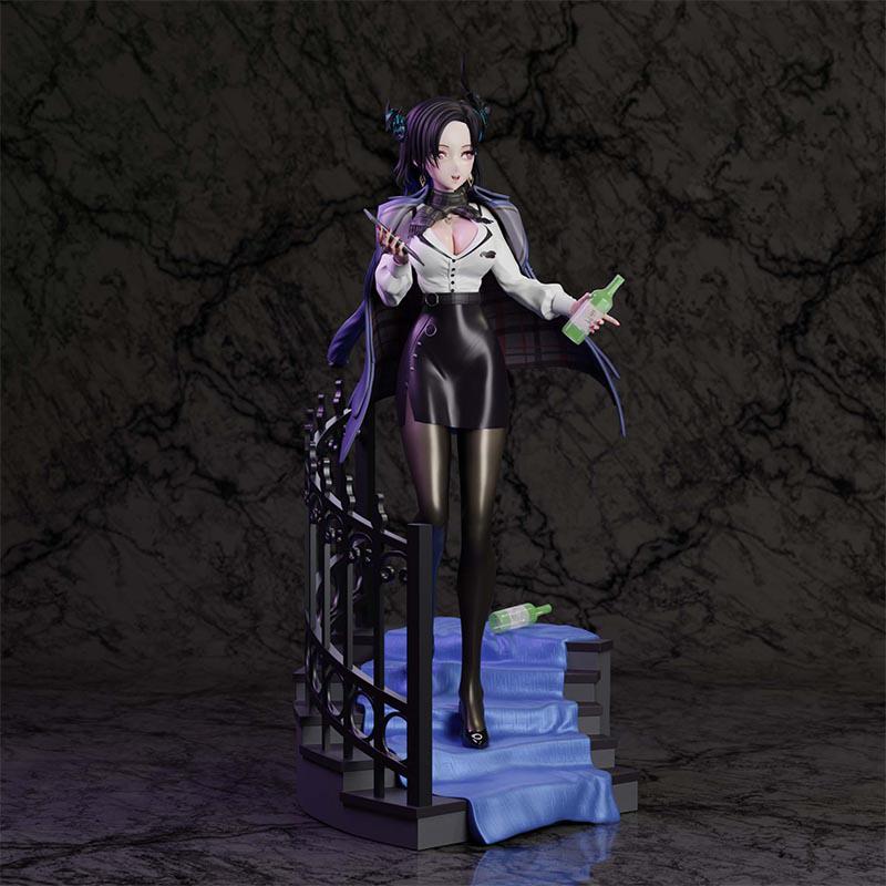 纳瑞莎·雷文克罗夫特 虚拟主播3D打印模型