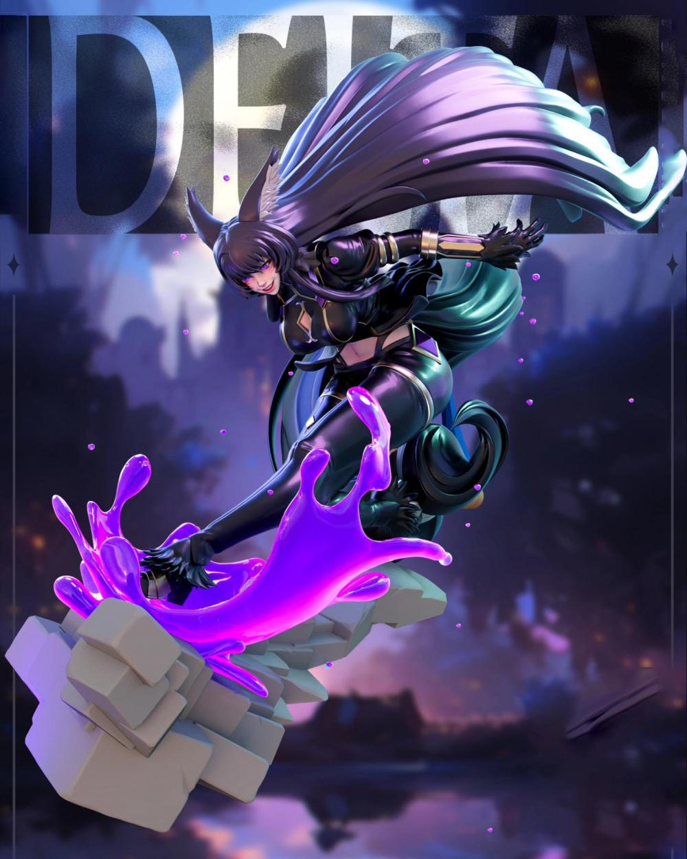 德尔塔 想要成为影之实力者3D打印模型