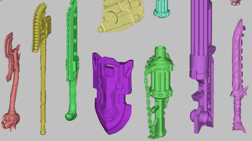 武器库3D打印模型