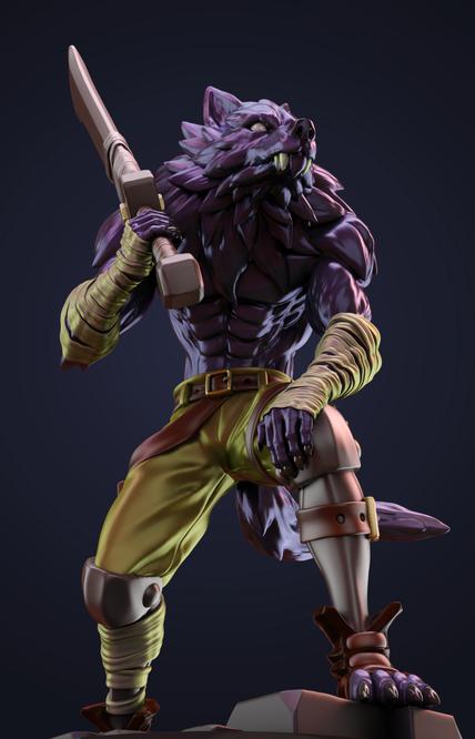 狼兵3D打印模型