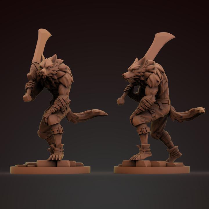 狼兵3D打印模型