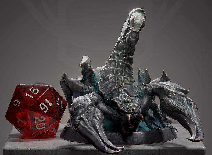 蝎子3D打印模型