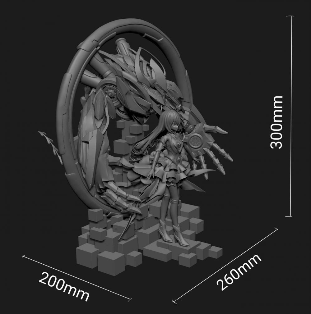 薪炎之律者 崩坏3 3D打印模型