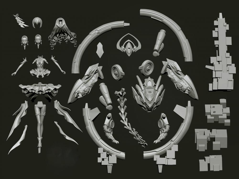 薪炎之律者 崩坏3 3D打印模型