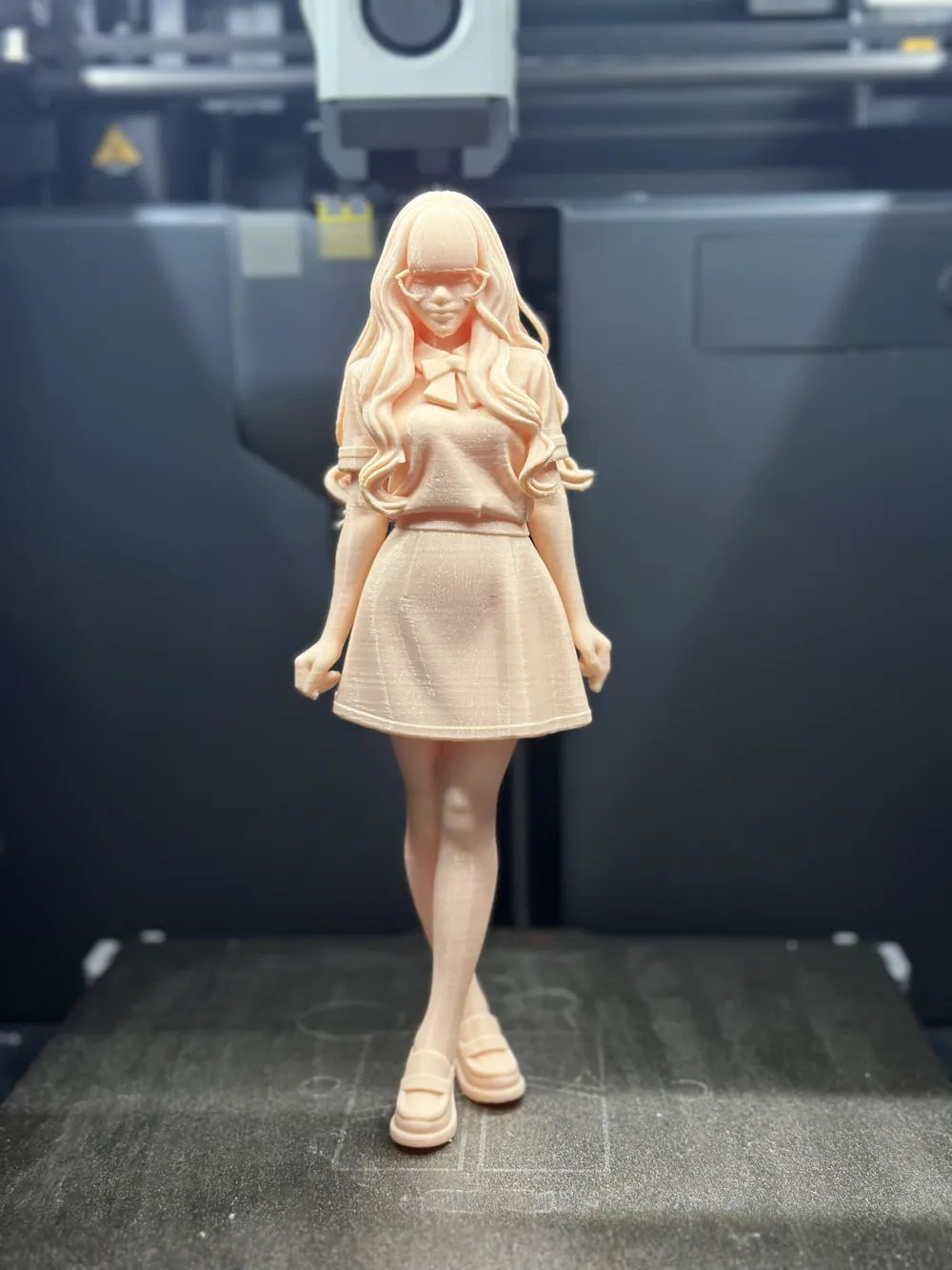 女生64比例3D打印模型