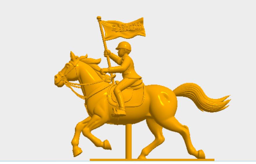 马到成功3D打印模型