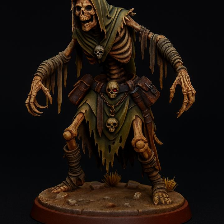 骷髅法师3D打印模型