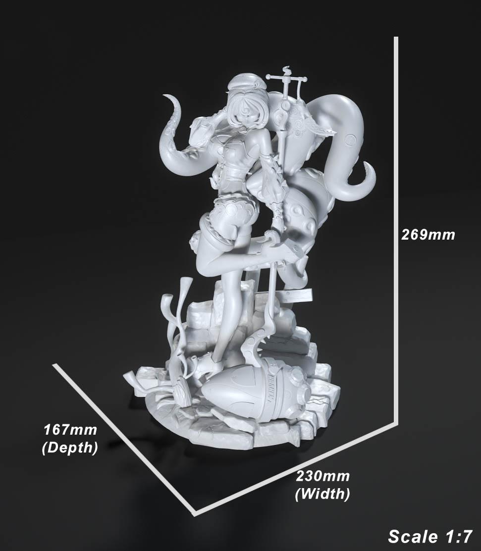 伊德海莉《绝区零》3D打印模型