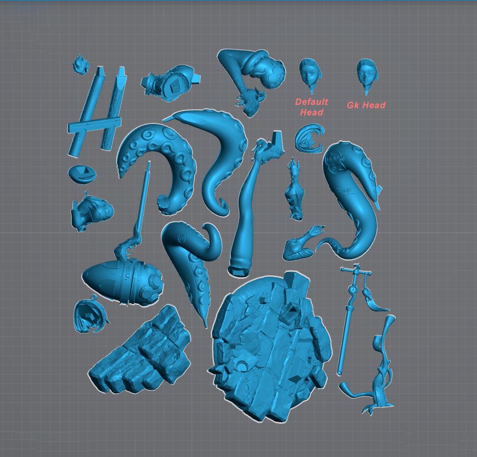 伊德海莉《绝区零》3D打印模型