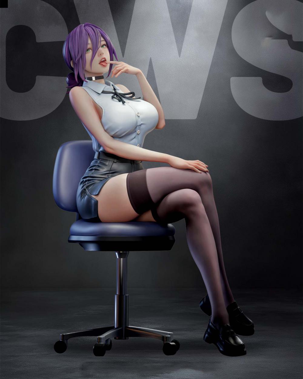 链锯人 蕾塞3D打印模型