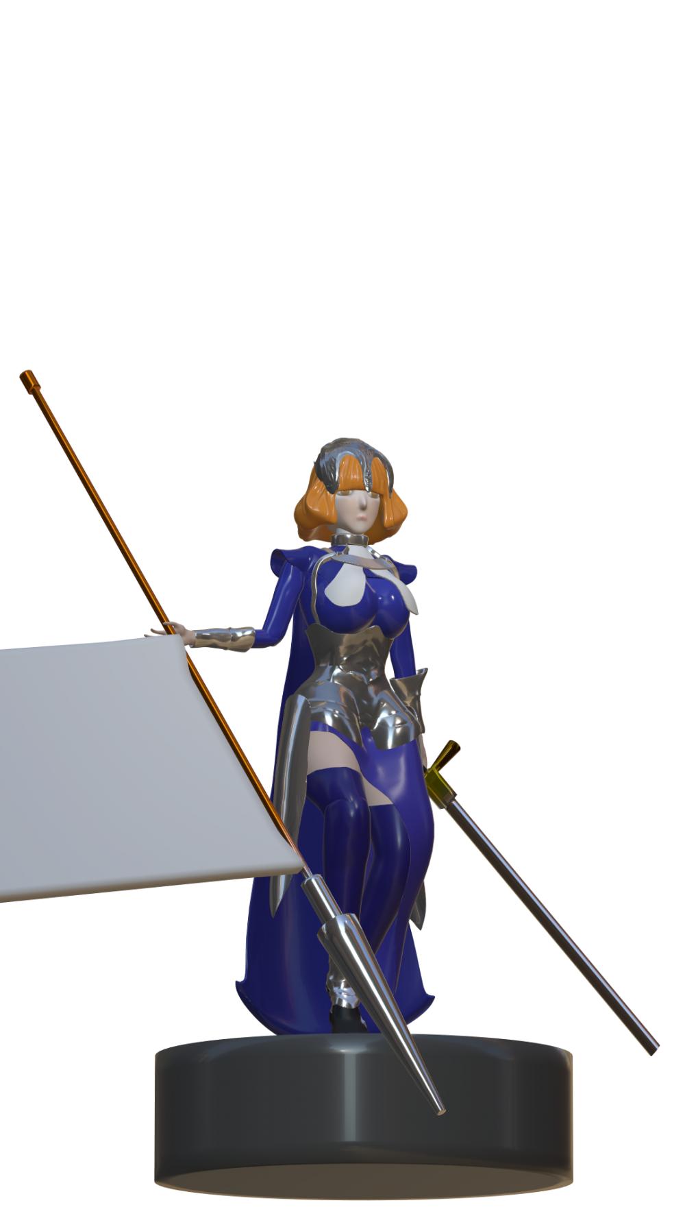 贞德【自学版】3D打印模型