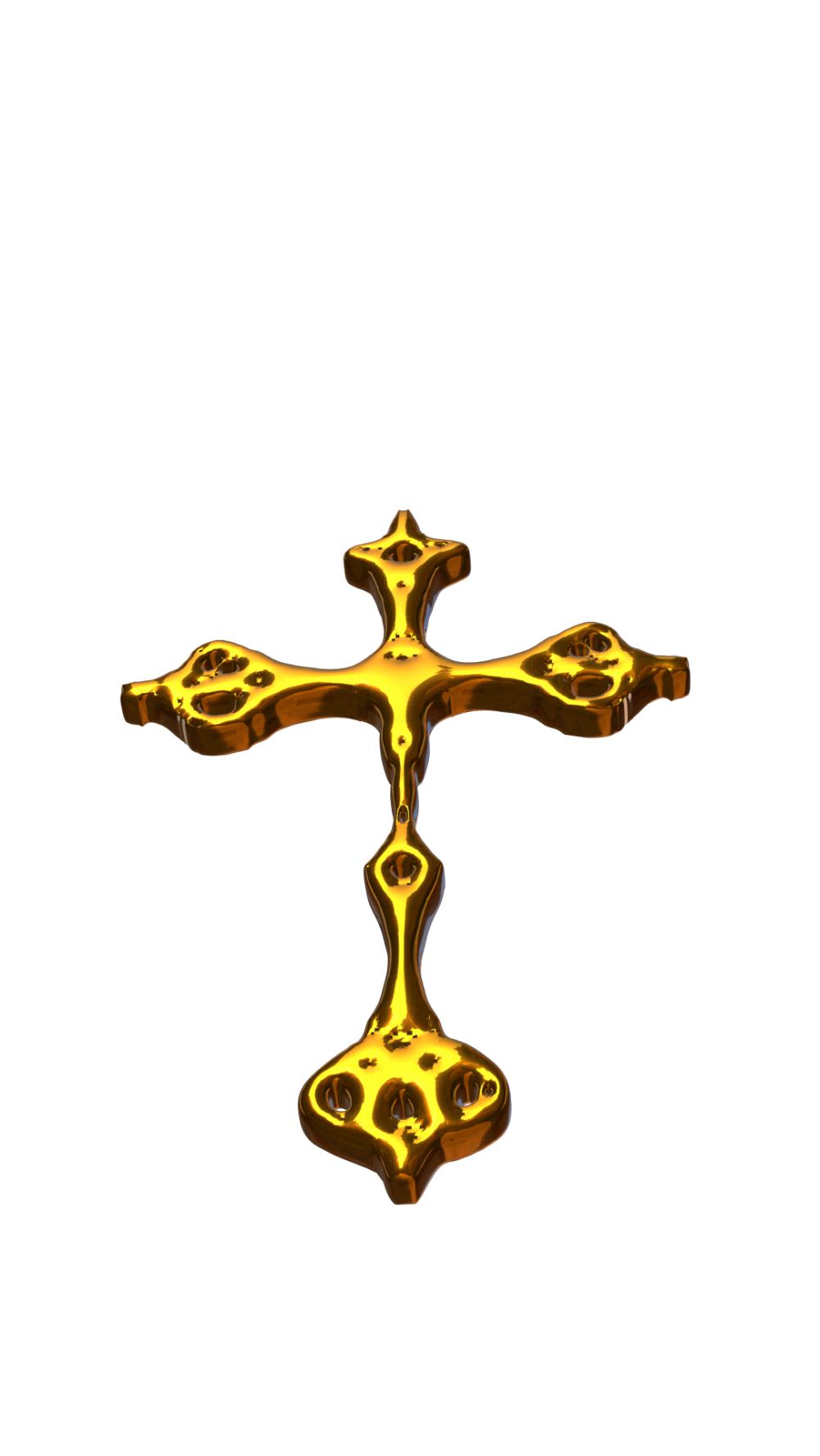 十字架3D打印模型