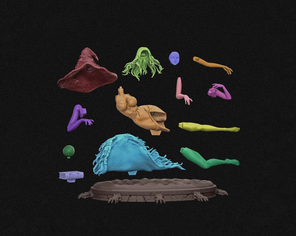 菈妮《艾尔登法环》3D打印模型