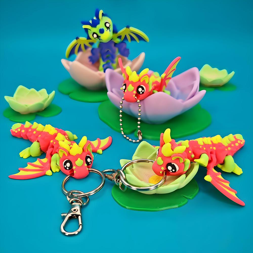 锦鲤龙3D打印模型