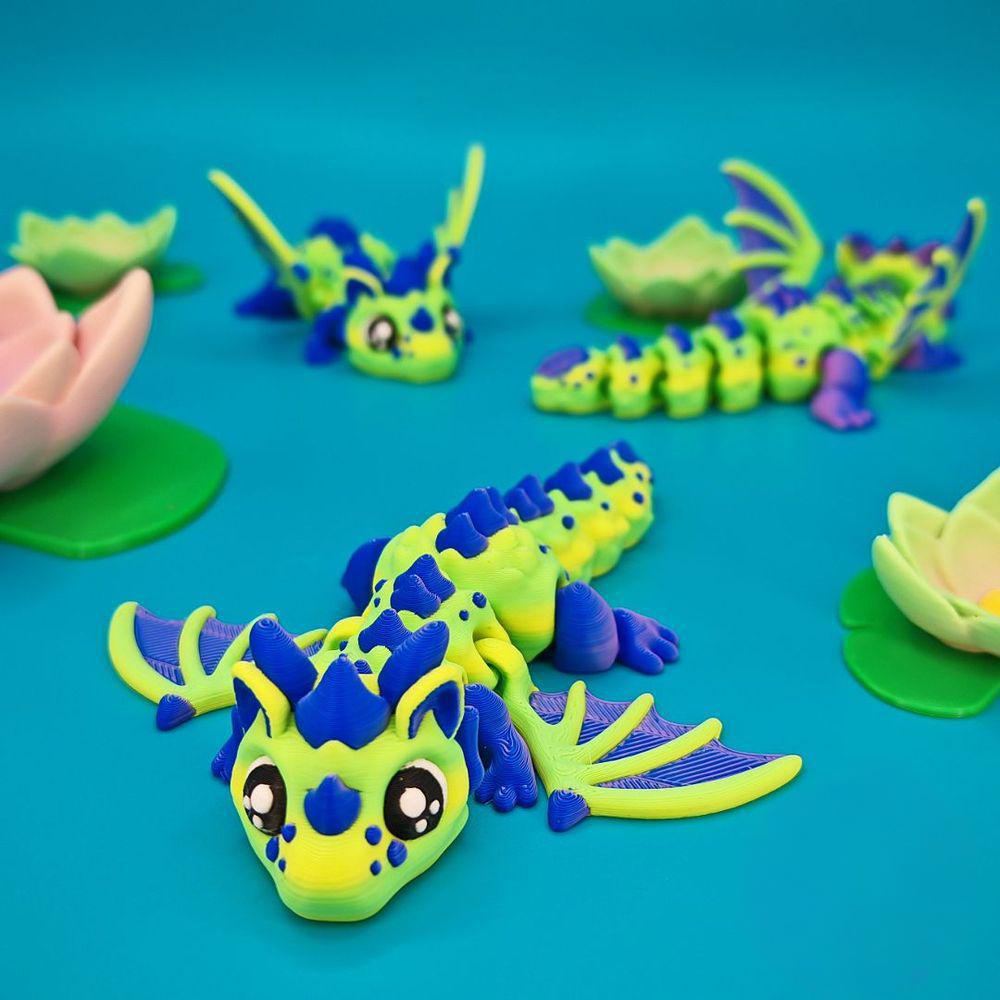 锦鲤龙3D打印模型