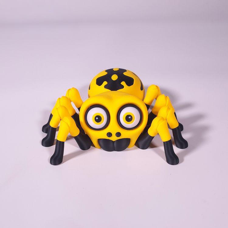 磁吸可爱大眼蜘蛛3D打印模型