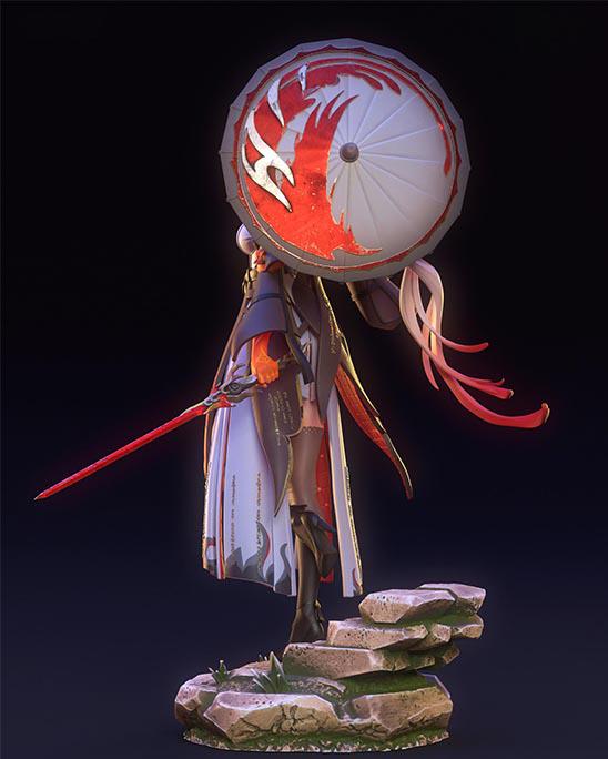 鸣潮 长离3D打印模型