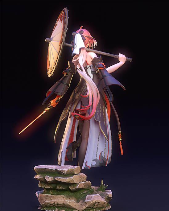 鸣潮 长离3D打印模型