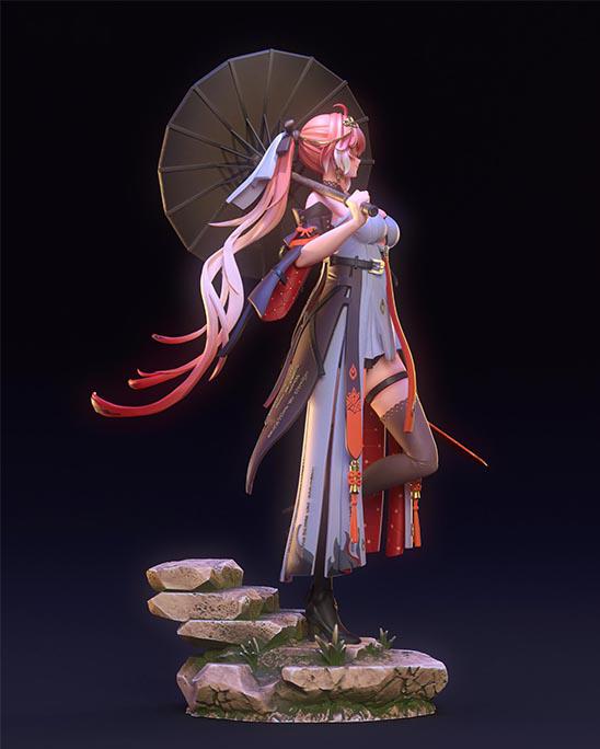 鸣潮 长离3D打印模型