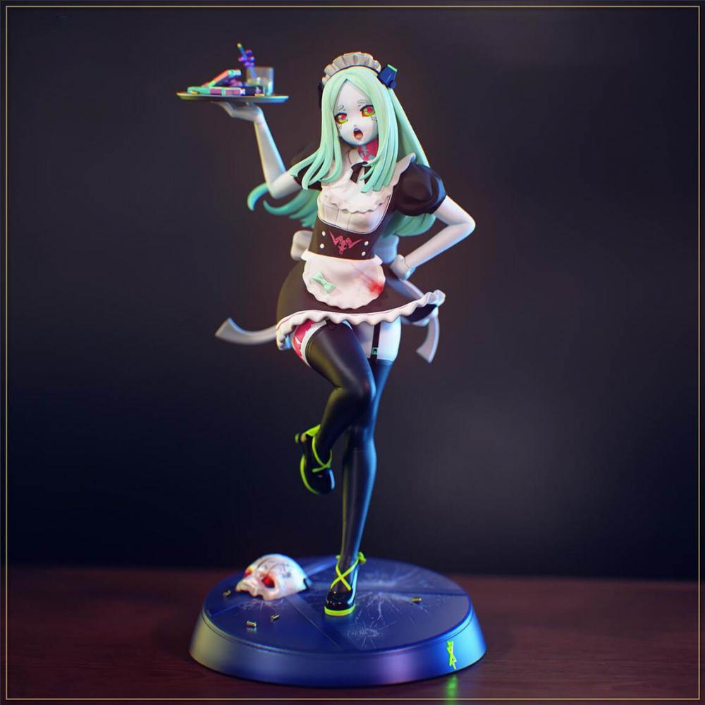 女仆 丽贝卡3D打印模型