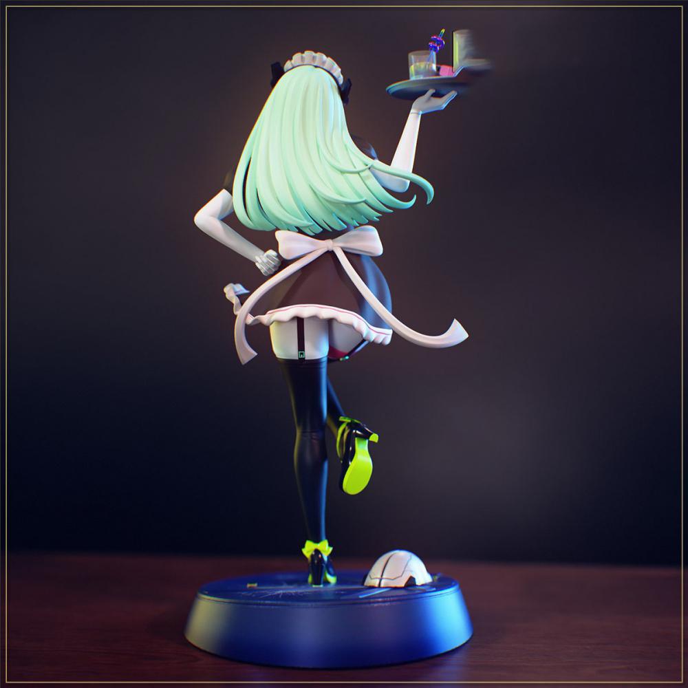 女仆 丽贝卡3D打印模型