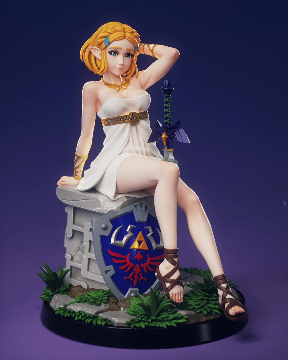 塞尔达公主3D打印模型