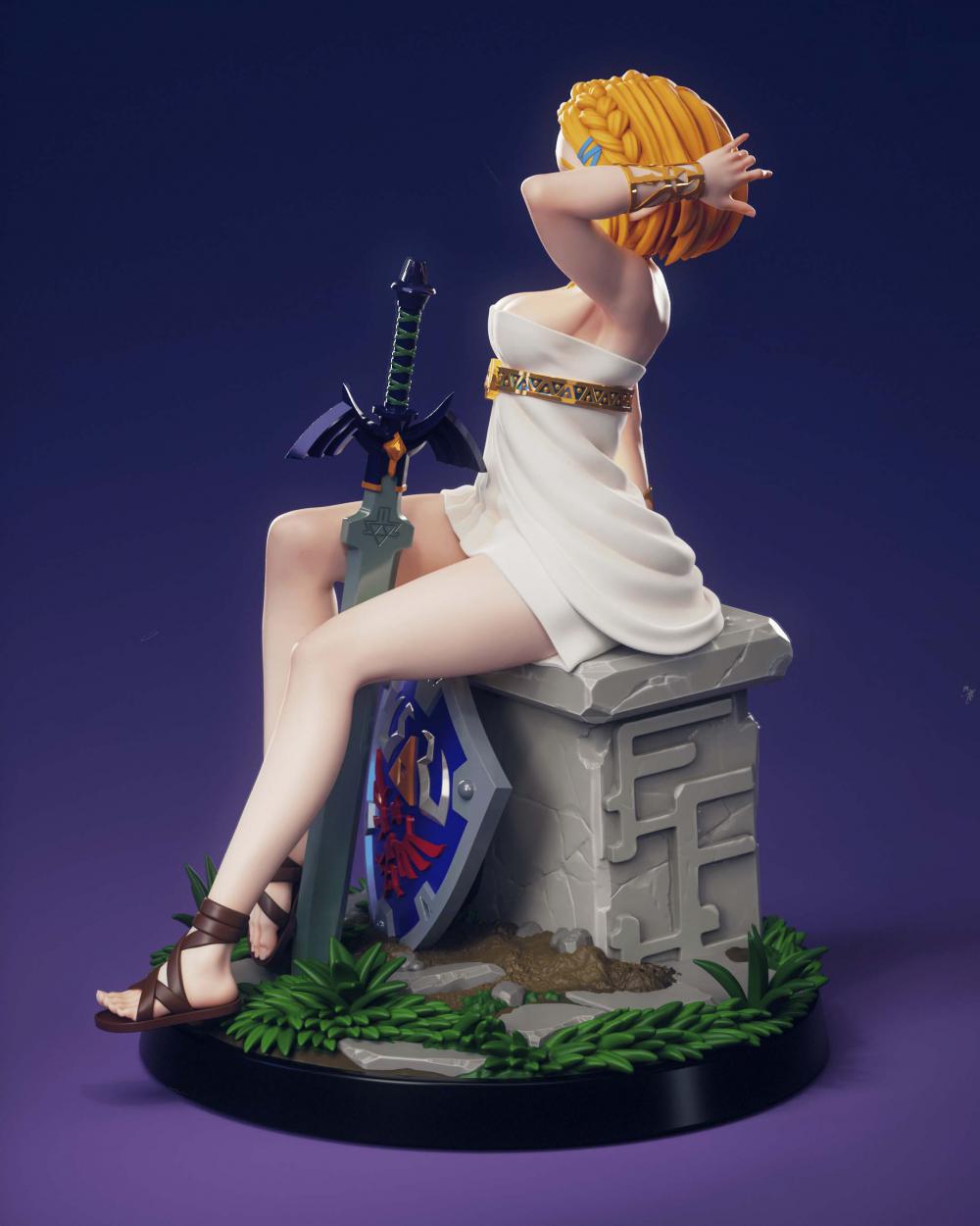 塞尔达公主3D打印模型