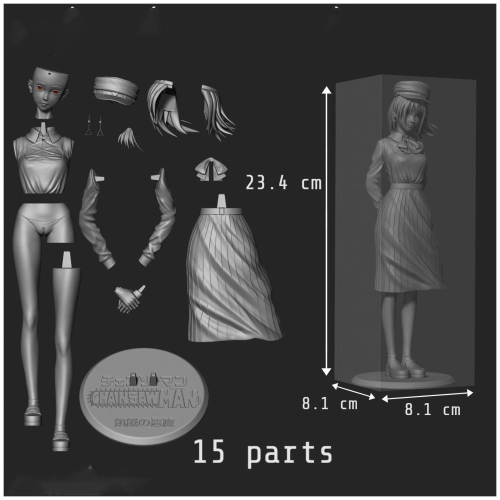 希雅 饥饿恶魔 链锯人3D打印模型