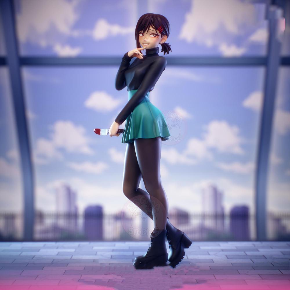 链锯人 东山小红3D打印模型