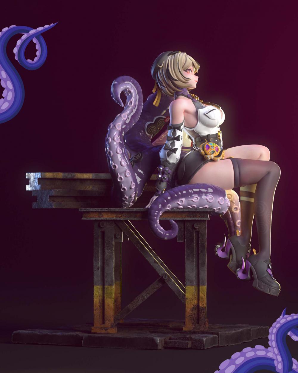 伊德海莉 墨菲‌ 绝区零3D打印模型