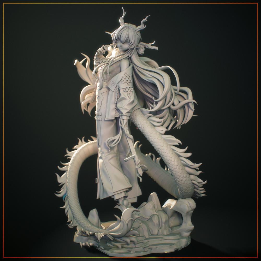 黍《明日方舟》3D打印模型