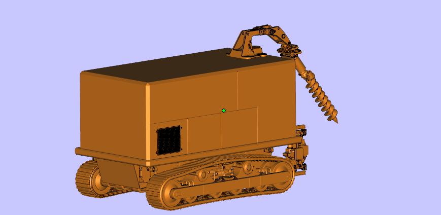 钻地机3D打印模型