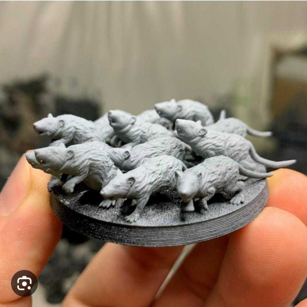 鼠群3D打印模型