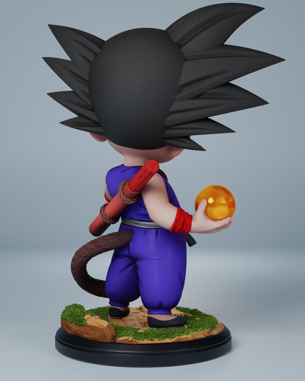 七龙珠 悟空3D打印模型